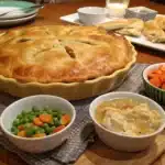 Golden chicken pot pie with cream of chicken soup