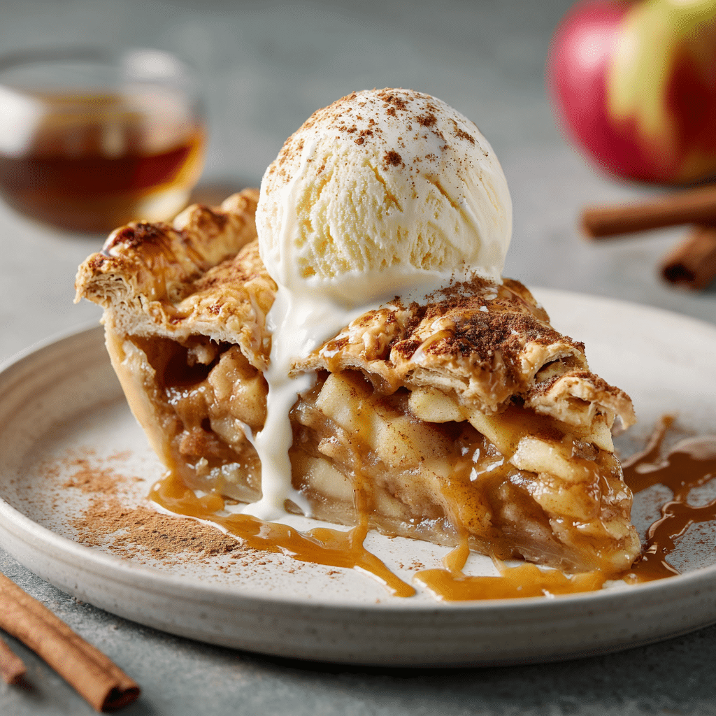 Apple Pie Recipe serving suggestion
